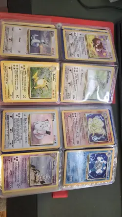 Vintage Pokemon Card Binder Lot WOTC Base Jungle Fossil Team Rocket With Holos - Image 4