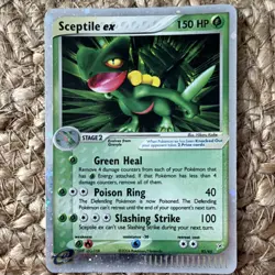 Pokemon TCG Sceptile ex Holo Rare EX Team Magma vs. Team Aqua Card 93/95 English - Image 3