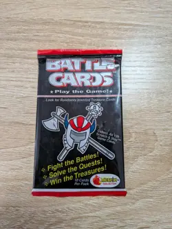 Battle Cards Merlin Collection Scratch & Slay Sealed Pack 1993 Fantasy Game X1 - Image 1