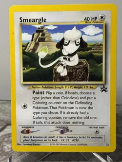 Smeargle Black Star Promo Rare #32 Pokemon Card WOTC NM - Image 1