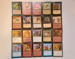 160 Magic The Gathering Cards Lot Mercadian Masques Japanese - Image 1