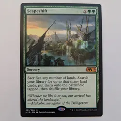 Scapeshift, 2019 Core Set (M19) #201, NM MTG - Image 1