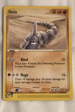 ONIX - 71/100 - EX Sandstorm E-READER - Common Pokemon Card NM/M Mint - Image 1