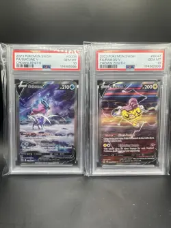 PSA 10 GEM MINT Sequential set Suicune V GG38 and Raikou V GG41 - Image 1
