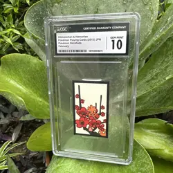 2013 Pokemon Hanafuda Kanto-February Hitmonchan & Hitmonlee CGC 10 - Image 1