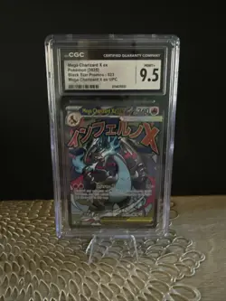 Pokemon Mega Charizard X Ex Holo 023 Black Star Promo CGC 9.5 - Mint + - Image 1