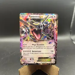 Pokemon TCG Rayquaza-EX XY Black Star Promos XY69 Holo Promo LP/MP Condition ⭐ - Image 1