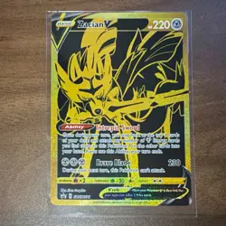 Pokemon Zacian V SWSH076 Promo Full Art Holo SWSH Sword & Shield 220HP - Image 1