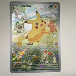 The Pokemon Company Pikachu 088 Sv: Scarlet & Violet Promo Basic Holo English - Image 1