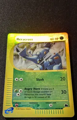 Pokemon SKYRIDGE - #64/144 Heracross - Reverse Holo - ENG - Lightly Played+ - Image 4