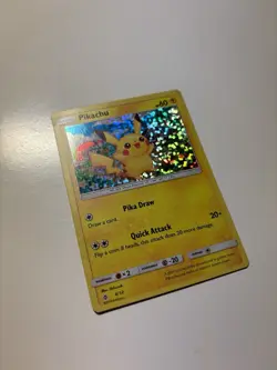 Pokemon TCG - 2018 Pikachu 4/12 - McDonald's Promo Holofoil - MP - Image 1