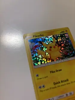 Pokemon TCG - 2018 Pikachu 4/12 - McDonald's Promo Holofoil - MP - Image 2