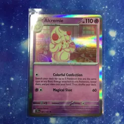 ⭐⭐⭐Pokemon Alcremie S & V Stellar Crown Reverse Holo Rare 065/142 NM!!⭐⭐⭐ - Image 1