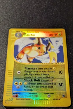 Pokemon EXPEDITION - #25/165 Raichu - Reverse Holo - ENG - Near Mint - Image 4