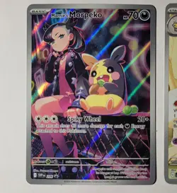 Pokemon Illustration Rare Lot Marnie's Morpeko, Lillie's Ribombee & Meloetta NM - Image 3