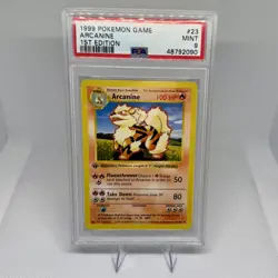 1999 Pokemon Game Arcanine PSA 9 First 1st Edition Base Set 23/102 English - Image 1