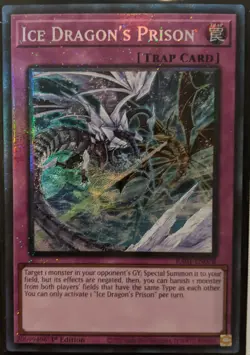 YuGiOh Ice Dragon's Prison Collector's Rare 1st Edition RA01-EN078 - Image 1