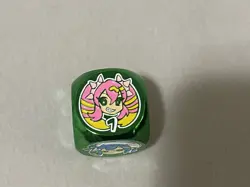 Amanda Lapalme Mana Moon Live Twin Evil Twin Chipless Metal Dice Green Yugioh X1 - Image 1