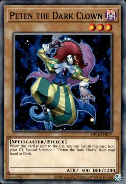 Peten The Dark Clown - OP16-EN017 - LP - YuGiOh - Image 1
