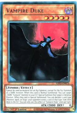Vampire Duke - GFP2-EN073 - Ultra Rare - 1st Edition - Yugioh - Image 1