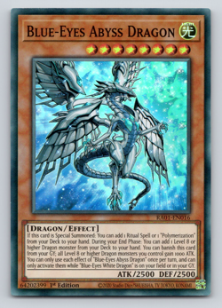 Blue-Eyes Abyss Dragon - RA01-EN016 - Super Rare - 1st Edition Yugioh - Image 1
