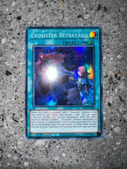 Yugioh TCG Exosister Betrayal BPRO-EN066 Super Rare 1st Edition NM-M - Image 3