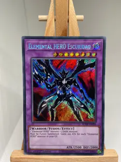 Elemental HERO Escuridao - Secret Rare 1st Edition BLAR-EN056 - NM - YuGiOh - Image 1