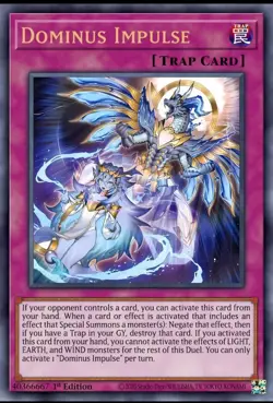 MZMU-EN126 Dominus Impulse Ultra Rare 1st Edition YuGiOh Preorder - Image 1