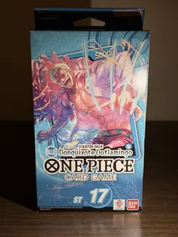 ONE PIECE TCG: Donquixote Doflamingo STARTER DECK (ST-17) New/Sealed English PRB - Image 1