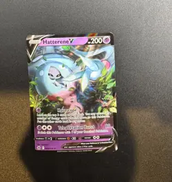 Pokemon TCG Hatterene v Crown Zenith Holo Ultra Rare Card 065/159 - Image 1