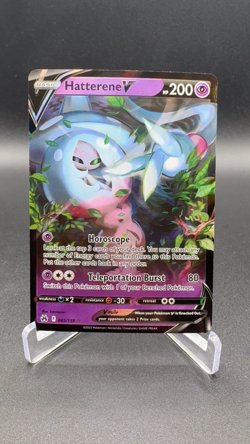 Pokemon TCG Hatterene v Crown Zenith Holo Ultra Rare Card 065/159 - Image 2