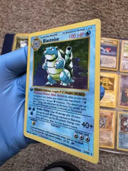 Blastoise 002/102 Base Set Shadowless 1st Edition Holo Rare 100 HP Pokemon Card - Image 5