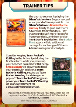 Destined Rivals Build And Battle Prerelease Trainer Tip Card - Image 2