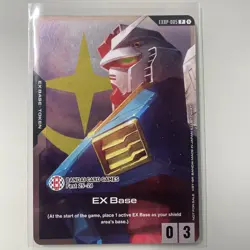 Bandai EX Base EXBP-005 Token Card Promo - Gundam War TCG Fest 25-26 - Image 1