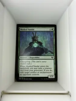 Masked Vandal - Kaldheim (KHM) MTG Magic the Gathering. A31 - Image 1