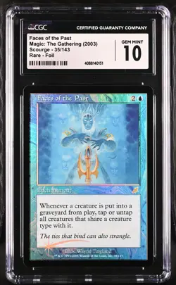 FACES OF THE PAST Scourge Foil Rare CGC 10 Gem Mint MTG [Nostalgium] - Image 1