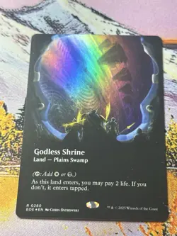 Godless Shrine (Borderless) Edge of Eternities NM Magic: The Gathering Foil - Image 3
