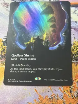 Godless Shrine (Borderless) Edge of Eternities NM Magic: The Gathering Foil - Image 4