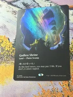 Godless Shrine (Borderless) Edge of Eternities NM Magic: The Gathering Foil - Image 5