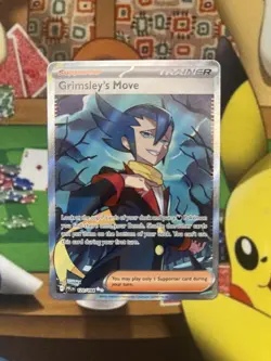 Grimsley's Move 120/94 Ultra Rare Full Art Phantasmal Flames Pokemon TCG English - Image 1