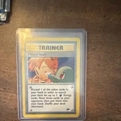 Pokemon TCG Misty's Tears 118/132 Gym Challenge Trainer Uncommon WOTC 2000 - Image 1