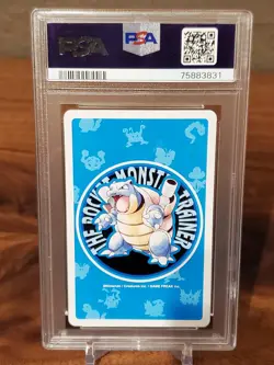 1998 Pokemon Golem Blue Back Poker Playing Card 2 of Clubs- PSA 10 - Image 2