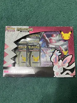 Pokemon Celebrations Dark Sylveon V Box Evolving Skies Fusion Strike Booster - Image 1