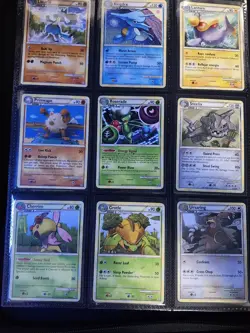 Pokemon Card Lot – HeartGold SoulSilver Unleashed – Lucario Kingdra Steelix - Image 1