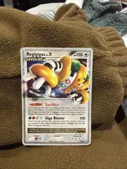 Pokemon Regigigas LV.X DP30 Diamond and Pearl Holo HP - Image 1