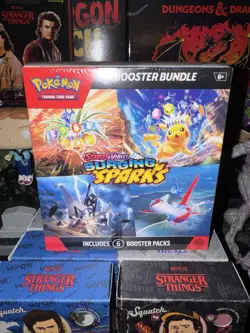 Pokemon Scarlet and Violet Surging Sparks Booster Bundle Six Pack New Sealed - Image 1