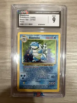 1999 Pokemon Blastoise CGC 9 Mint Holo #2 Base Set - Image 1