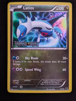 Latios - 10/20 (Dragon Vault) 010/020 Blister Holo Pokemon TCG NM STAMP - Image 1