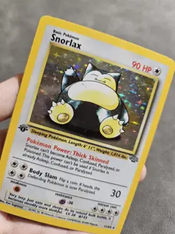 Pokemon TCG Snorlax 11/64 1st Edition Holo Rare - WOTC Jungle - LP - Image 2