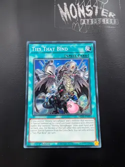 YUGIOH TIES THAT BIND PRISMATIC SECRET RARE MP25-EN071 1ST EDITION - Image 1
